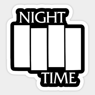 Nighttime flag Sticker